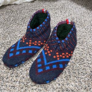 661 Bombas Multicolor Knit Slipper gripper Socks